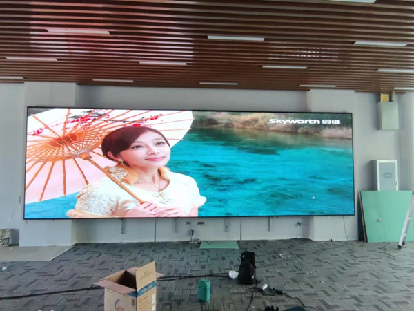 察雅P1.53led小间距屏安装案例